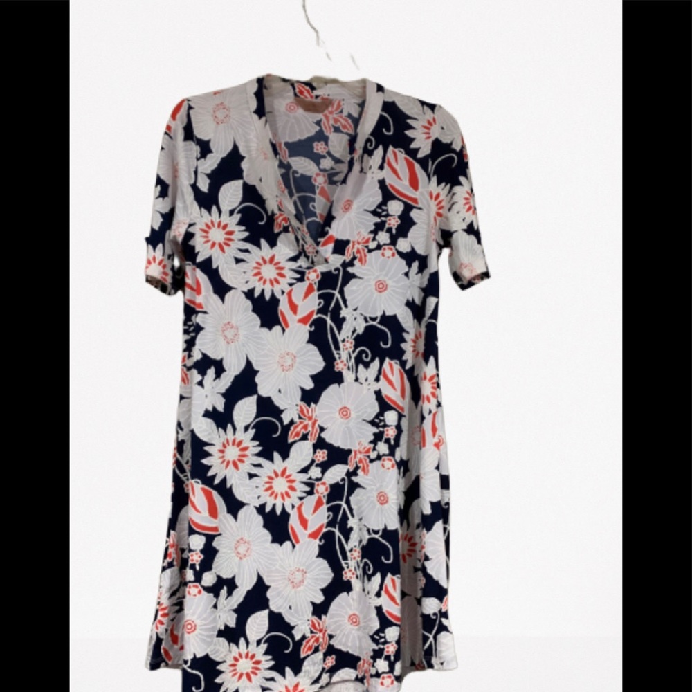 SJS 3D 3/4 sleeve Floral Dress